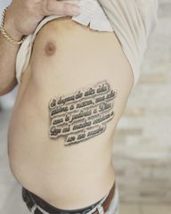 Script Memorial Tattoo