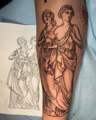 Classical Figures Tattoo