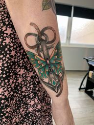 Anchor and Butterfly
