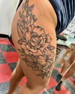 I finished up this floral thigh piece the other day. I had SO much fun working on this piece and I’d really like to do more large tattoos like it in the future. Thanks for trusting me with this one, Gem, and for sitting like a rock the whole time! ✨ My books are open for 2024 so get your appointments booked before they run out! • • #tattoo #tattoos #tattooartist #tattooideas #tattooflash #flashart #flashtattoo #thigh #thighhighs #thightattoo #floral #florals #floraltattoo #flowers #roses #rosetattoo #botany #botanical #botanicalart #local #dmvtattooartist #dmvtattoos #dmvtattoo #dctattooartist #shoplocal #localartist #artist #art #procreatetattooteam #procreate