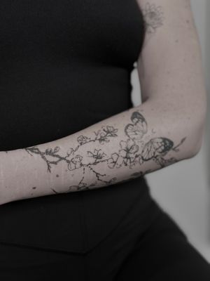 Blackwork tattoo style