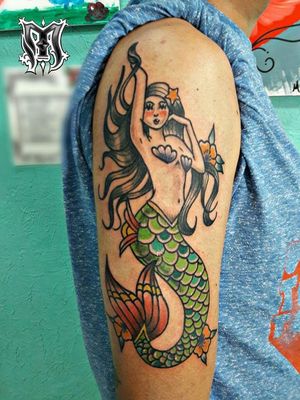 Tattoo uploaded by Nane Medusa • #NaneMedusaTattoo #tatuagem #tattoo #art  #arte #riodejaneiro #sulacap #oldschooltattoo #oldschool #traditionaltattoo  #mermaidtattoo #mermaid • Tattoodo