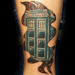 Dr Who tattoo by resident artist jaygatestattoo. #drwhotattoo #tardistattoo #scifitattoo #718tattoo #jaygatestattoo #statenisland