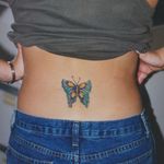 Butterfly tattoo by Adirondack Tattoo #butterfly