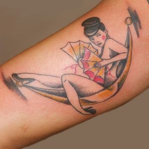 By Anthony #pinup #hammock #huttontattoo
