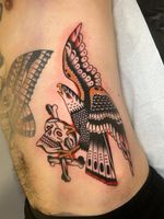 Eagle with Skull and Crossbones