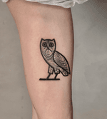 Geometric Owl Tattoo
