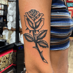 Traditional Rose Tattoo