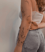 Botanical Arm Tattoos