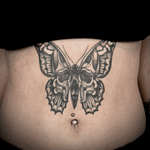 Skull Butterfly Tattoo