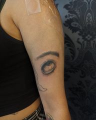Realistic Eye Tattoo