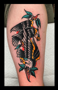 Eagles in Flight Tattoo