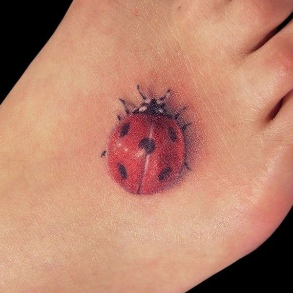 Ladybug Temporary Tattoo Sticker - OhMyTat