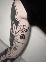 Ghost and lettering