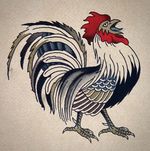 Traditional Japanese Rooster