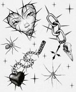 Dark Aesthetic Flash Sheet