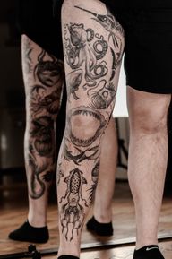 Deep Sea Creature Leg Sleeve
