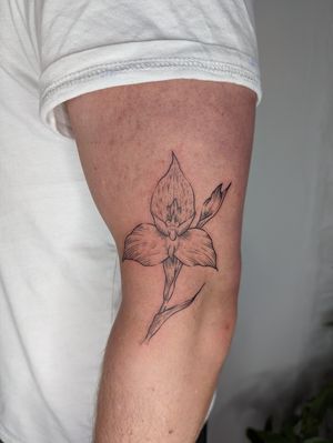 Floral tattoo style