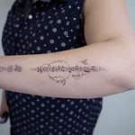 Musical Staff with Cat and Date