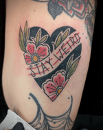 Traditional Stay Weird Heart