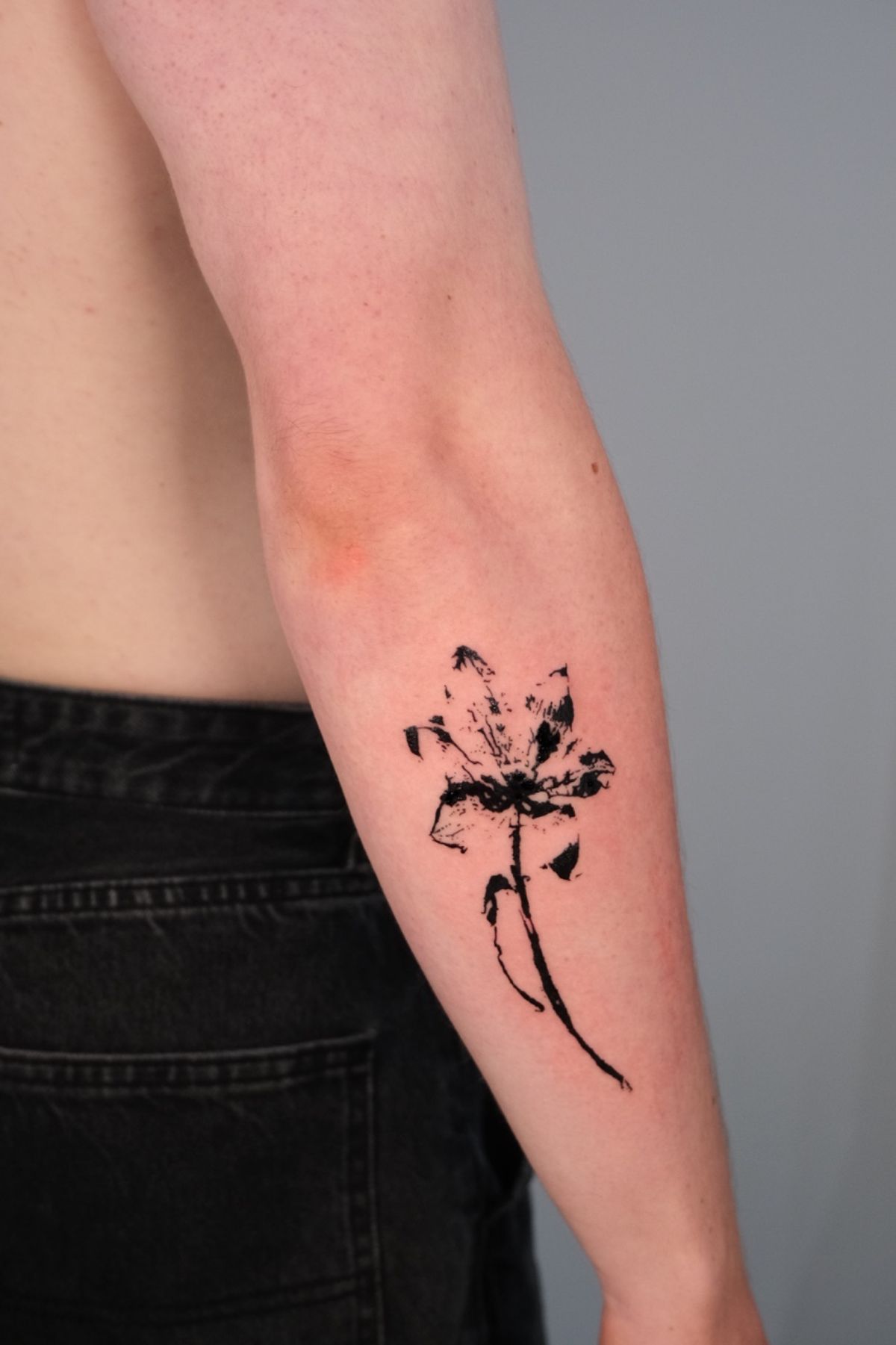 delicate neck tattoo