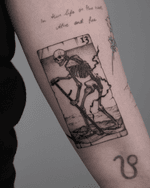 Death Tarot Skeleton