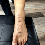 Celestial Foot Tattoo