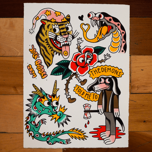 Flash tattoo