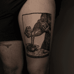 Figure Pouring Water Tattoo