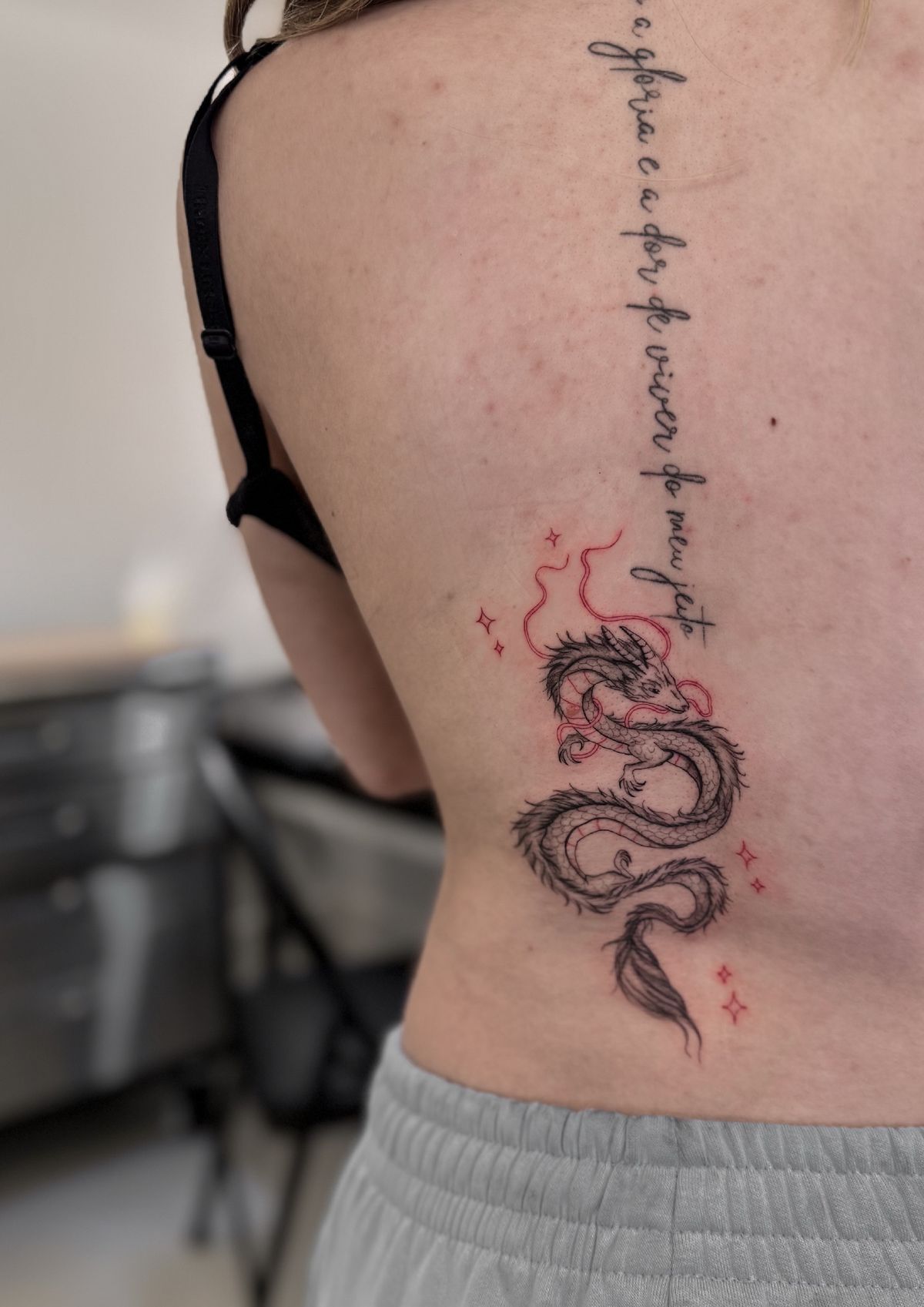ornamental back tattoo