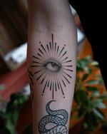 Eye Rays Tattoo