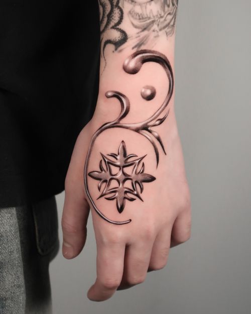 Metallic Ornamental Hand