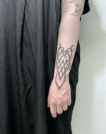 Swirling Tribal Tattoo