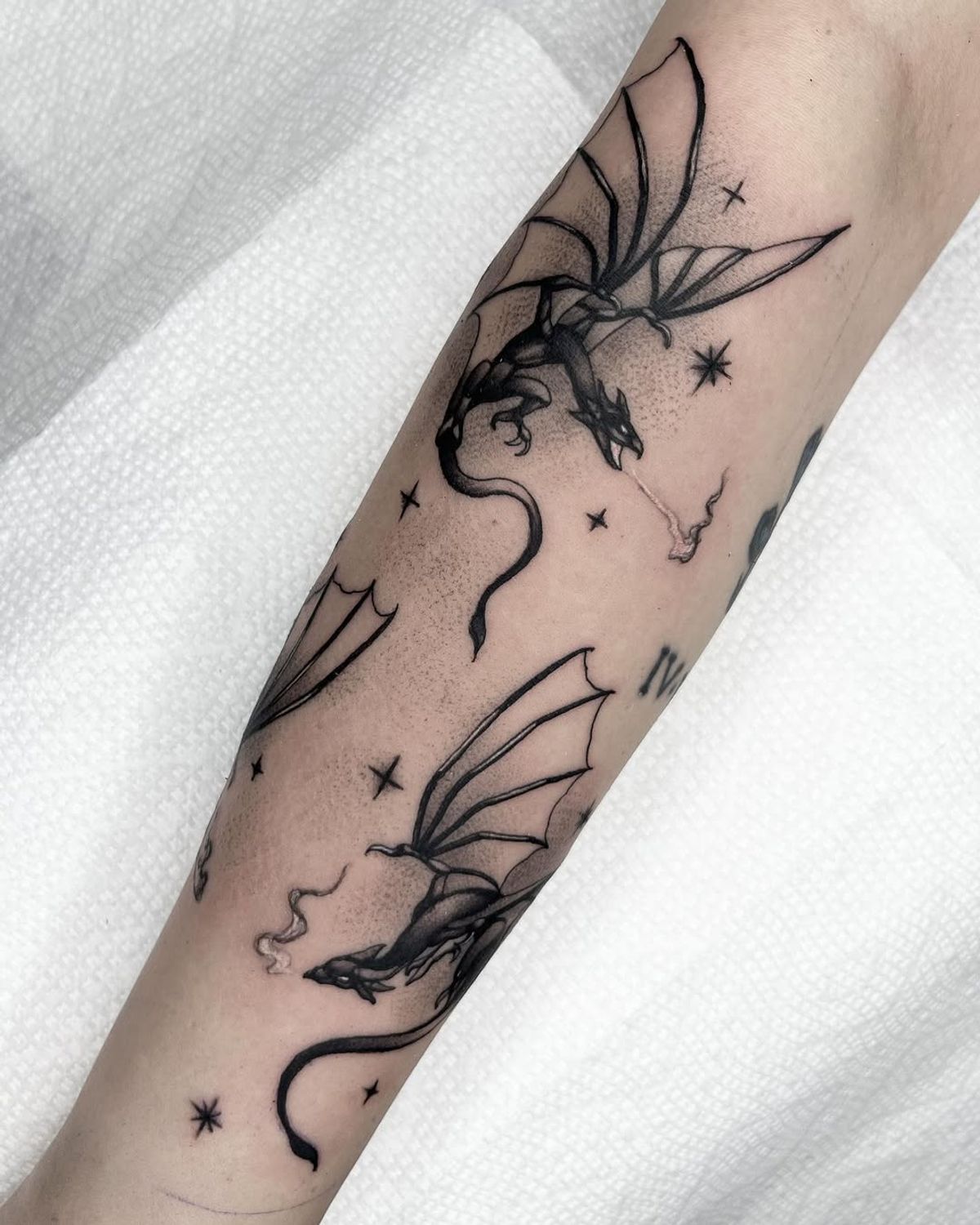 floral sleeve tattoo