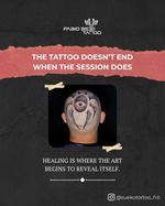 A tattoo doesn’t just live on the skin... It grows, adapts, and becomes part of you. Healing isn’t the end of the process, it’s the continuation of the art. What you do after the session defines how your story will look tomorrow 👀↪️