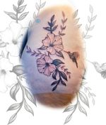 Had a blast working on this project. A little progress each day adds up to big results. #tattoo #tattooist #tattooartist #tattooshop #blackandgreytattoo #realism #realismtattoo #flower #flowertattoo #hummingbird #tattooart #tattooideas #gonemad #madrabbitambassador #tattooapprentice #tattooart #tattoos