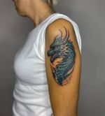 #ink #dovenadam #dovenadamtattoo #dovenadamart #blackwork #blacktattoo #blackandgrey #blackandgreytattoo #tattooideas #tattooart #tattoomag #tattoodesign #tattoomodel #tatt #tatts #blackandwhite #blackandwhitetattoo #traditionaltattoo #traditional #tattoolife #dövme #dragon #dragontattoo #cartoon #cartoontattoo #colortattoo #colors #newschooltattoo #newschool