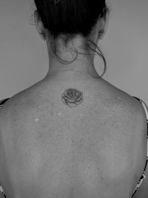 Floral tattoo style