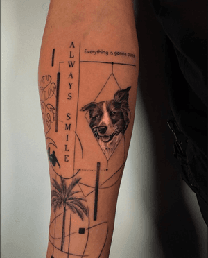 Geometric tattoo style