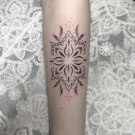 Mandala from my flash thank you! Would love to do more of these for a discounted rate! Dm to book ? ?Brighton ?London#brightontattoo #dotworktattoo #madewithgeometrica #dotworkmandala #finelinetattoo #ornamentaltattoo #ornamental #mandalatattoo #londontattooartist #tattoo #ornamentalika