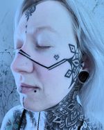 Love and passion for tattooing unite souls. This one is for @jen_travelsthew0rld , hand drawn on her design wish and bespoken hand poked with love by me. No matter what you need on your skin, I'm grateful to make it happen🩶 #geometrip #linestattoo @houseofritualstattoo #blkink #btattooing #neotribaltattoo #newtribal #ornamentalika @blackworkelite #blackxperienz #iblackwork #geometrip @blackworkelite #geometricinkofficial #geometricink #blackworkextreme #sacredgeometry