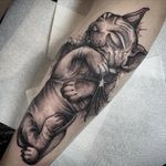 Lil bat Sphynx from my flash for @millie.berryy - - - - - - #sphynx#sphynxtattoo#sphynxcat#sphynxcattattoo#gothic#gothicsphynx#gothictattoo#neo#neotrad#beotraitional#newtraitional#neotraditionaeurope#neotraditionaluk#blackndgreytattoo#blakcandgreytattooers#blacandgreyartist