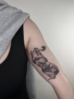 Statue of David with Serpent