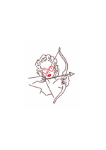 Cupid with Heart Glasses