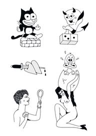 Flash Sheet of Whimsical Characters