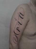 Elegant Cursive Name Tattoo