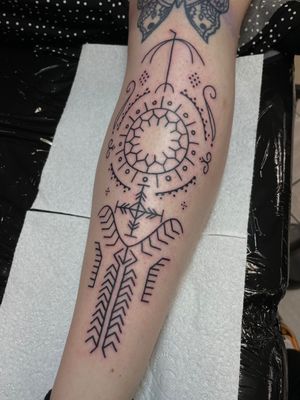 Ornamental tattoo style