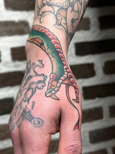 Tattoo work at Arahkun Tattoo