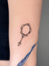 Hand Mirror Tattoo