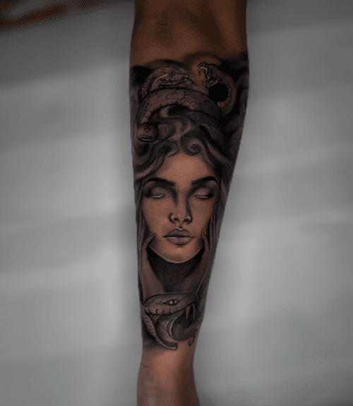 Medusa Forearm Tattoo